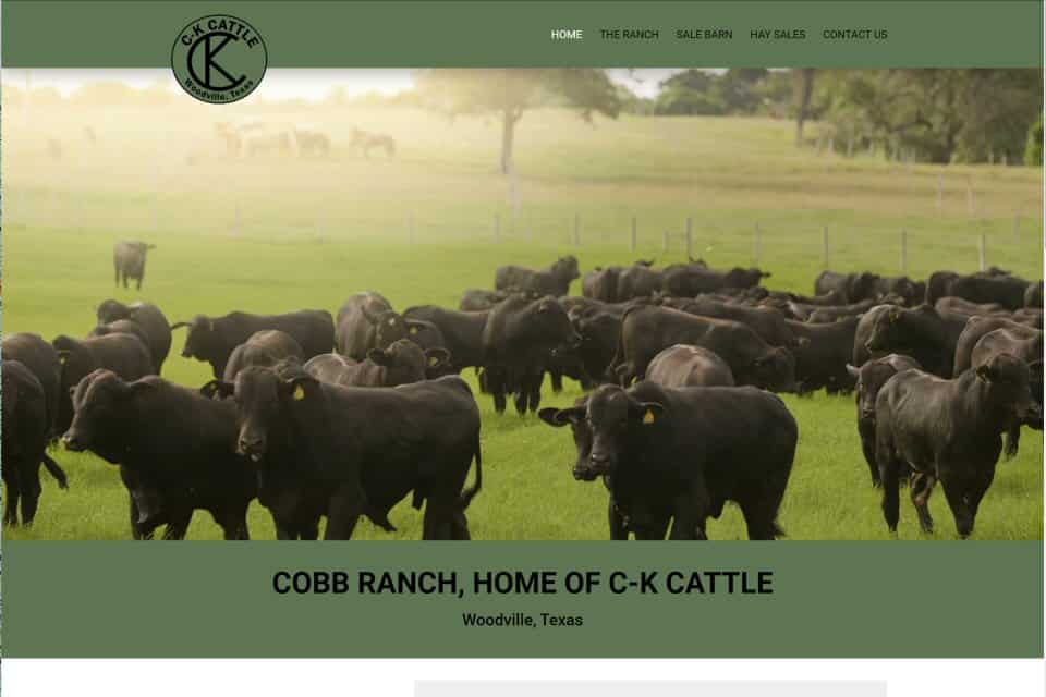 Cobb Ranch, Home of C-K Cattle by Burke Barclay